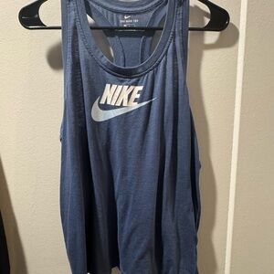 Nike Women's Blue Tank Top